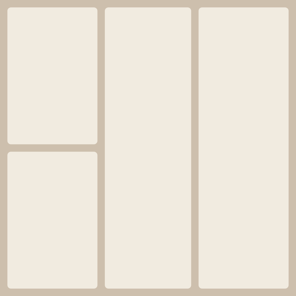 4: Left pair + two cols collage layout — VK cover
